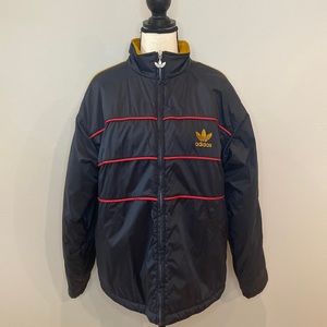 Vintage Unisex Adidas full zip winter puffer coat insulated winter rare